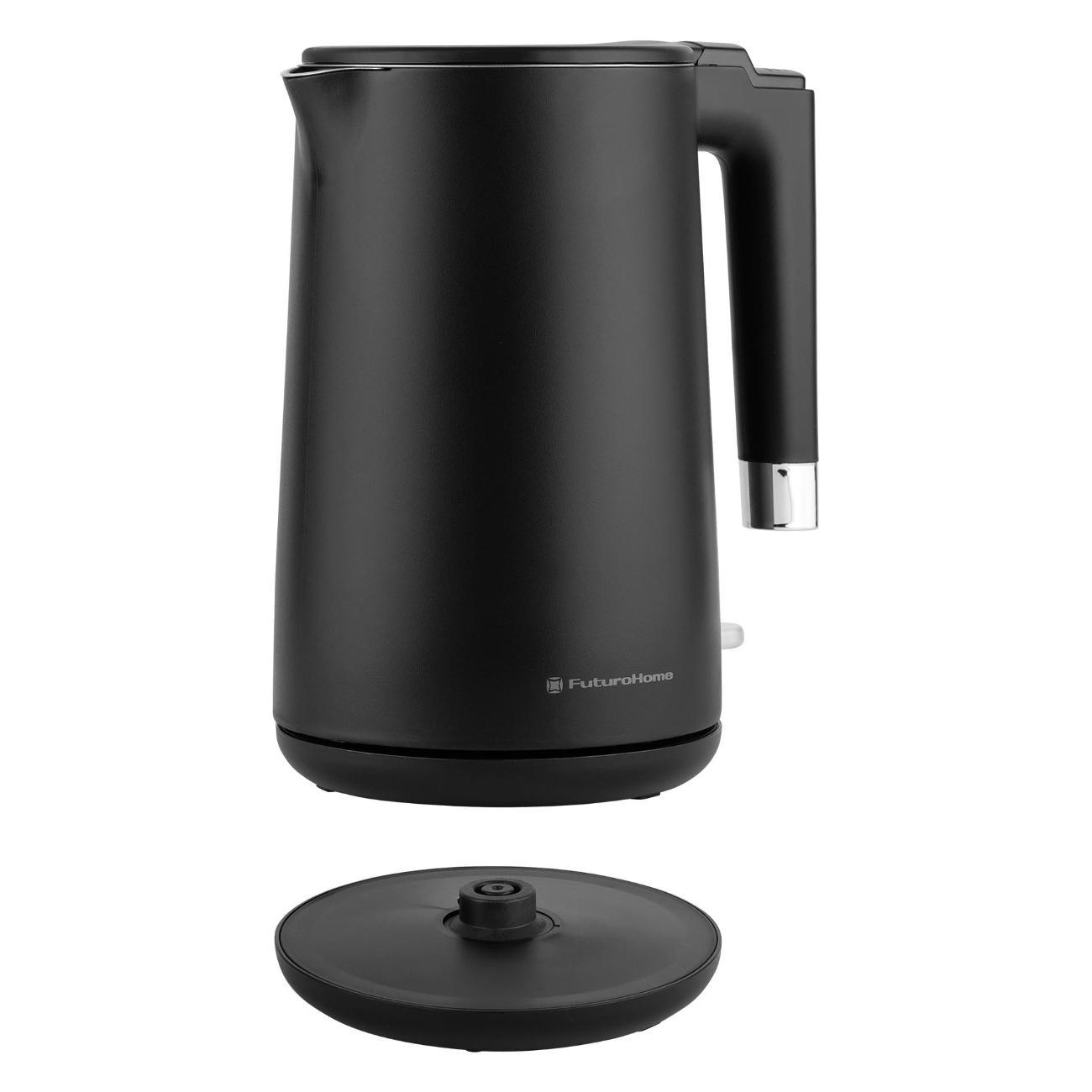 Электрочайник FuturoHome MTR KP-500W, двойные стенки, черный