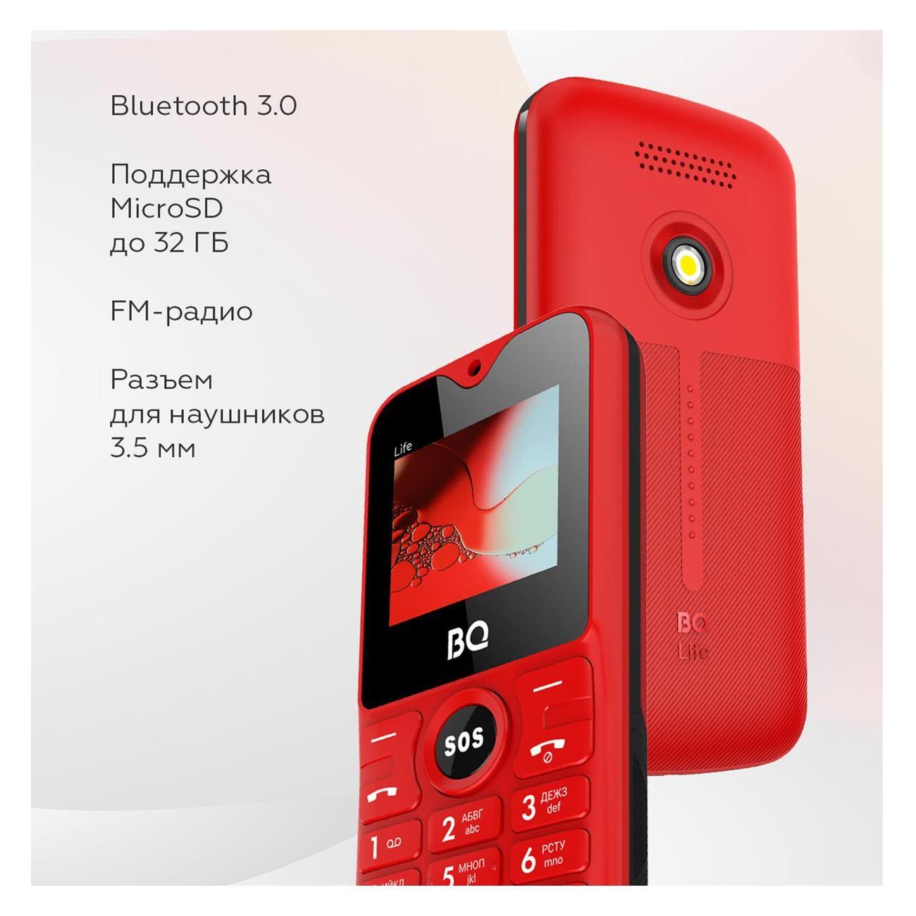Мобильный телефон BQ 1853 Life Red+Black