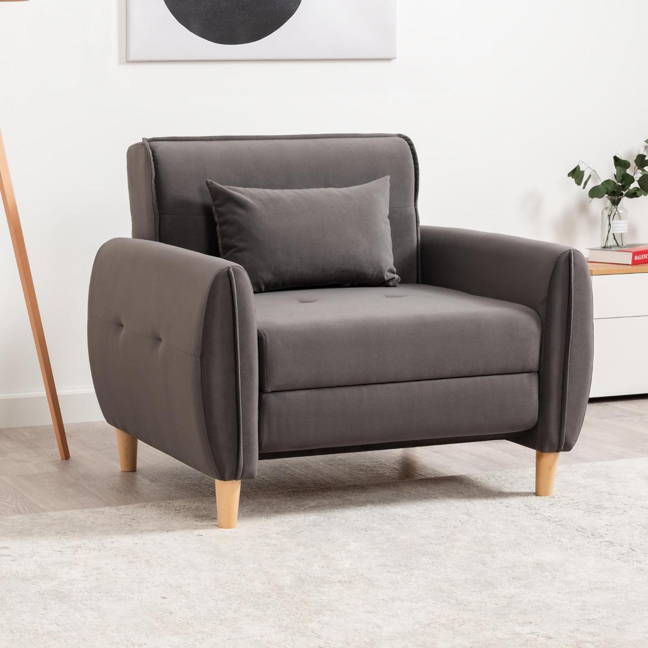 Кресло-кровать Logium Ханна Кресло - кровать темно-серый