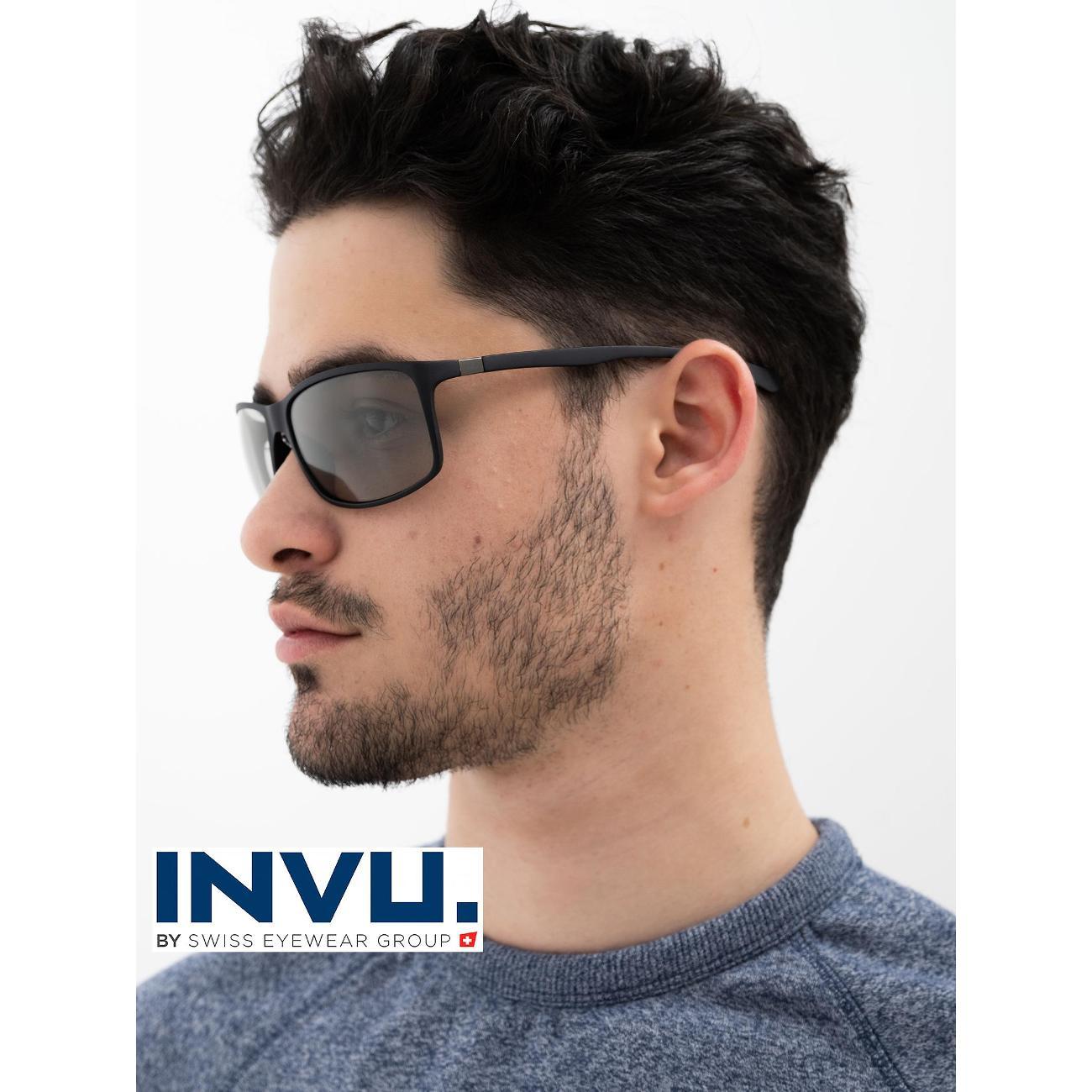 Солнцезащитные очки INVU A2913E, черные матовые
