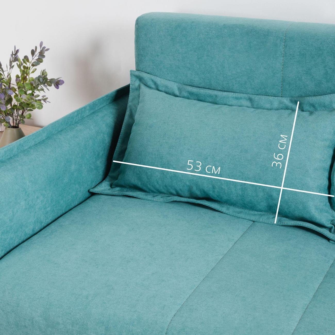 Диван Logium Смайл (120) Арт. ТД 490 Candy aquamarine (бирюзовый)