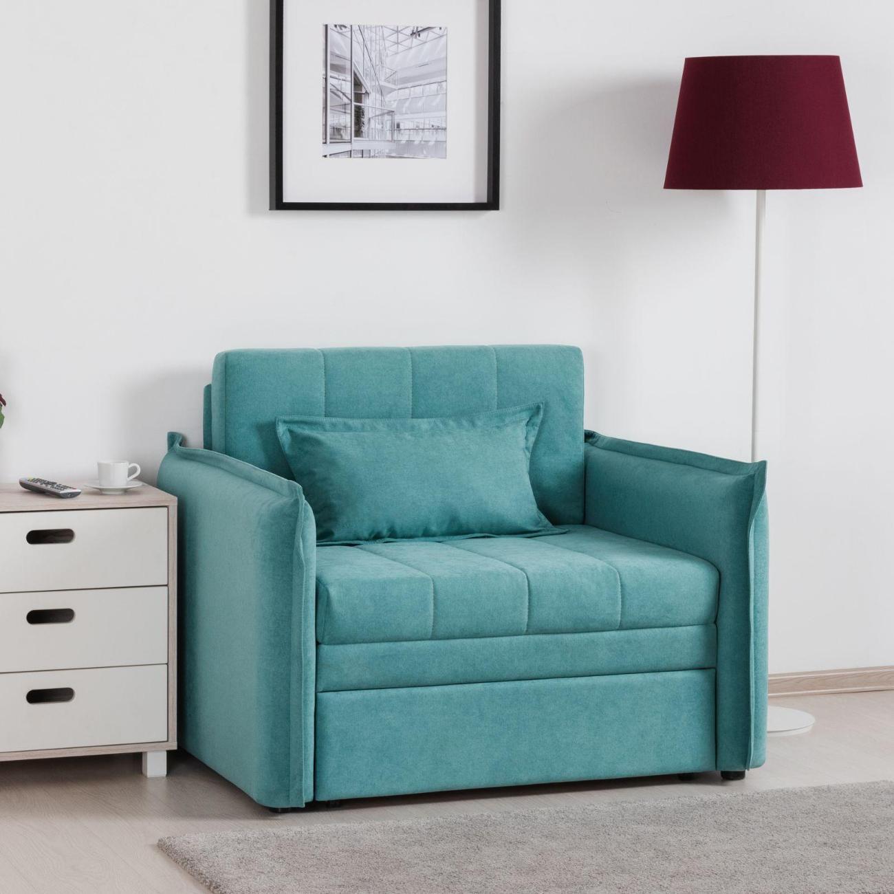 Кресло-кровать Logium Смайл (85) Кресло - кровать бирюзовый фото