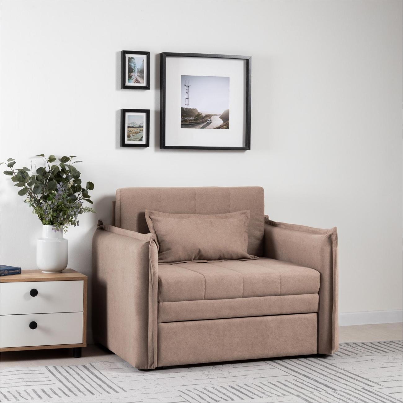 Кресло-кровать Logium Смайл (85) Кресло - кровать кофейный