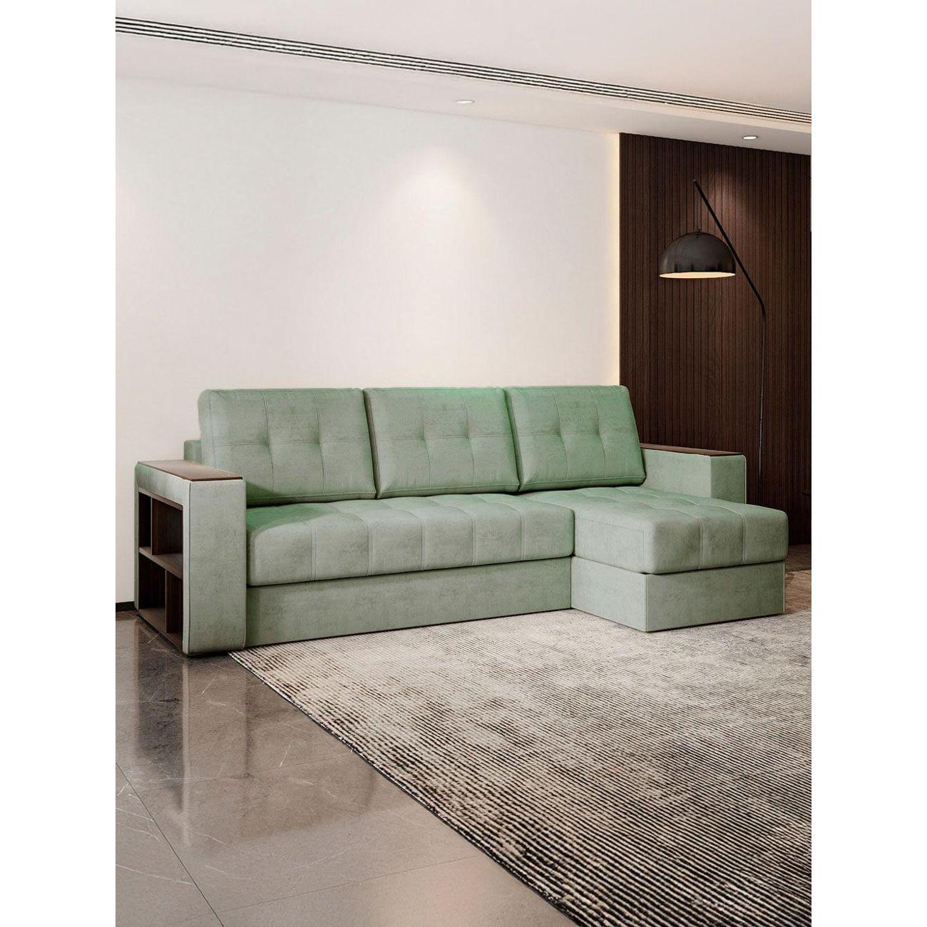 Диван Правила мебели Смит 56006 зеленый (192149)