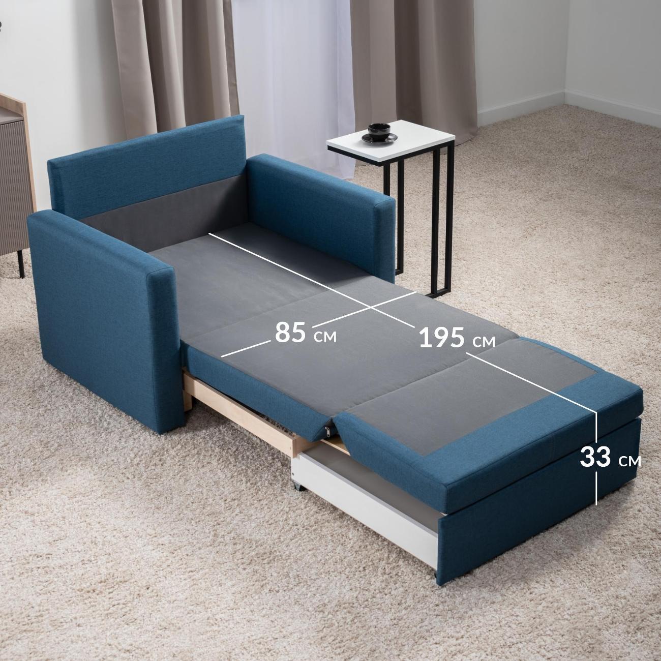 Кресло-кровать Logium Вилли Р (85) Кресло - кровать синий