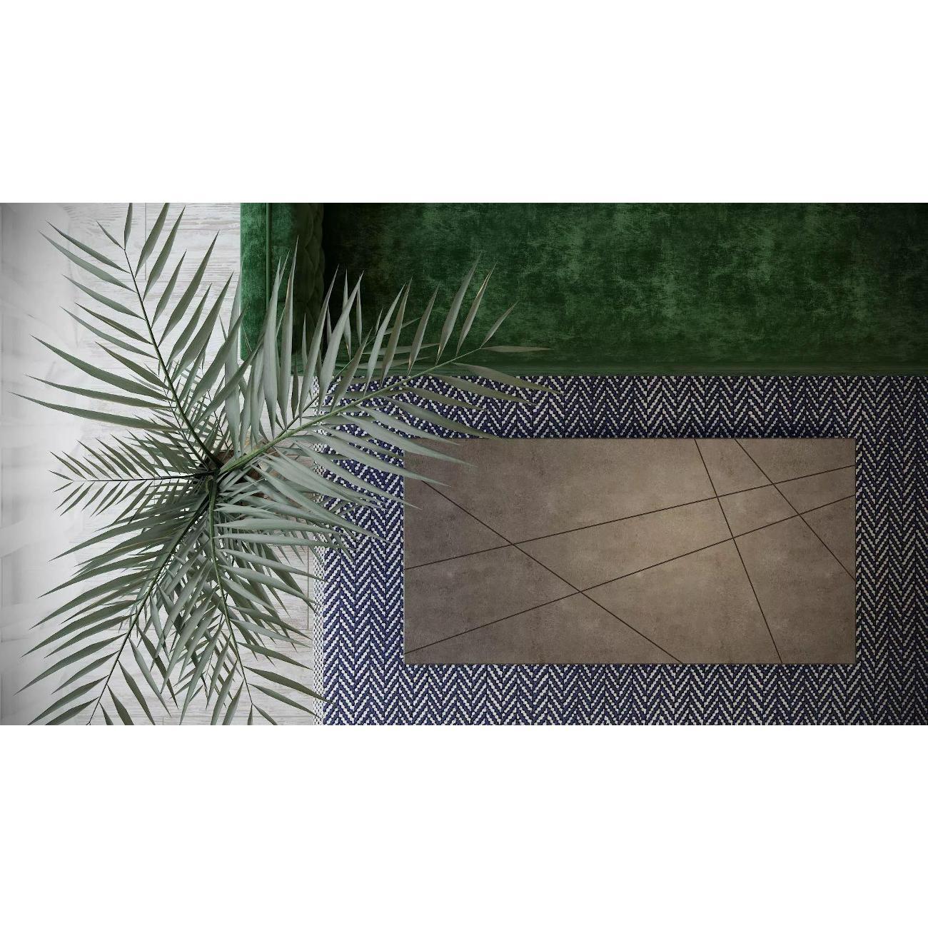 Стол журнальный Калифорния Геометрика серый бетон