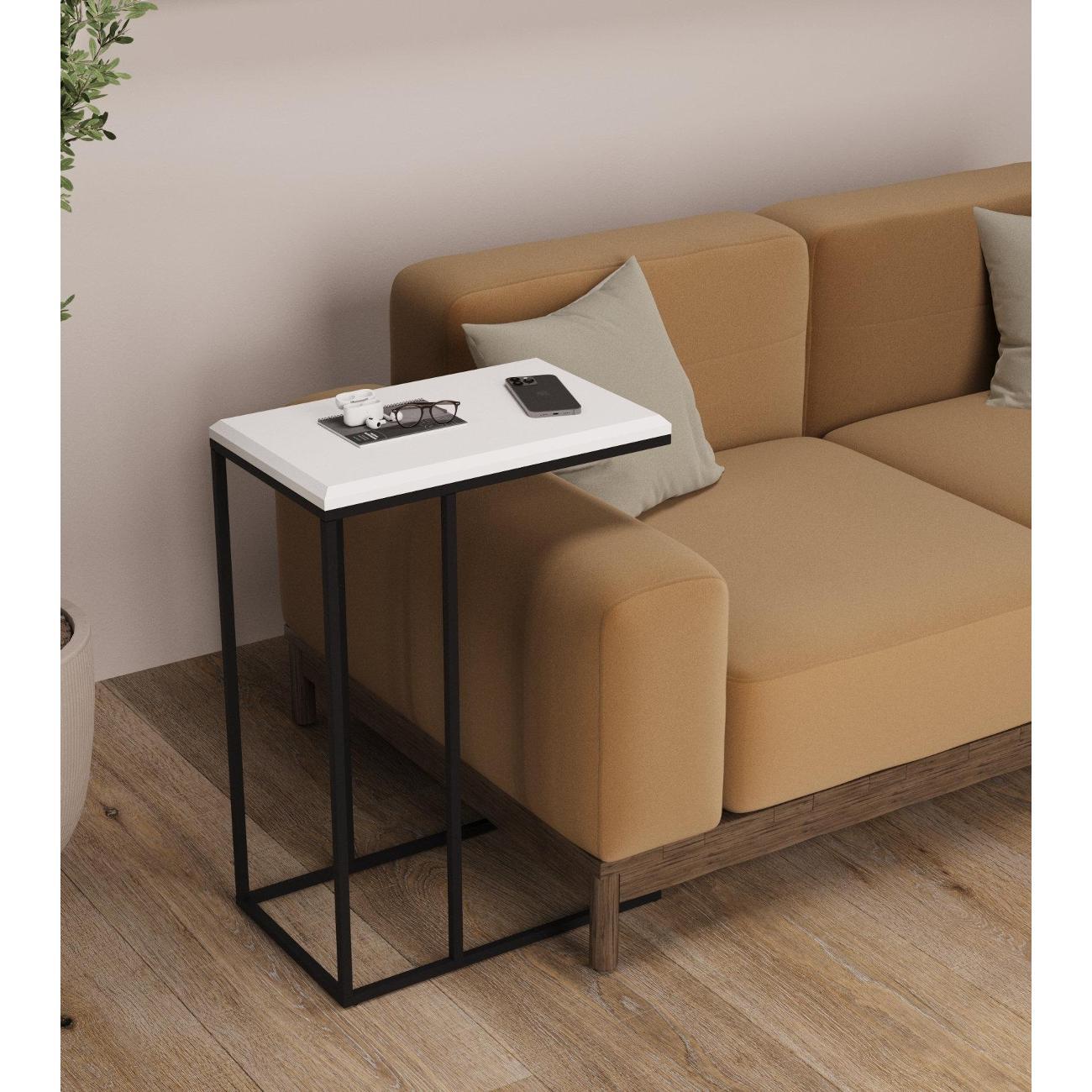 Стол журнальный Калифорния Агами белый