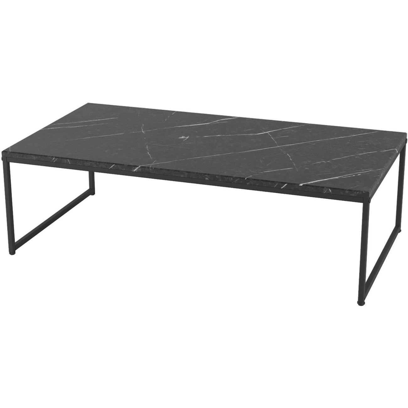 Стол журнальный Калифорния Инсайд черный мрамор