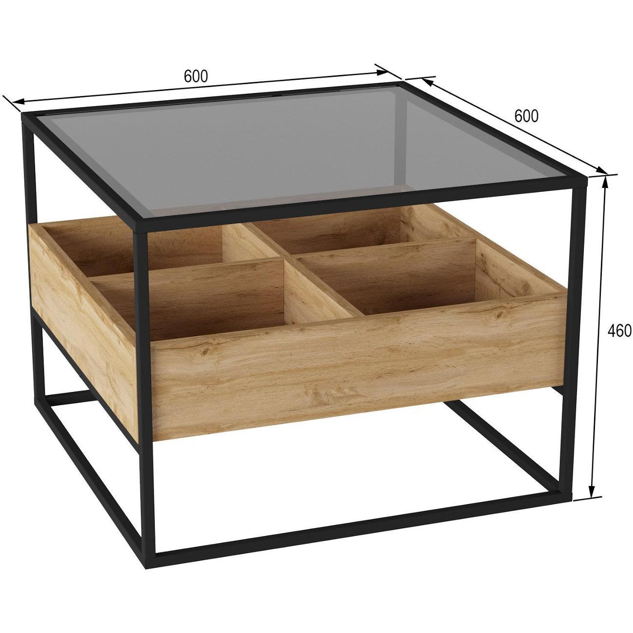 Стол журнальный Калифорния Кассо СЖ01 Дуб вотан