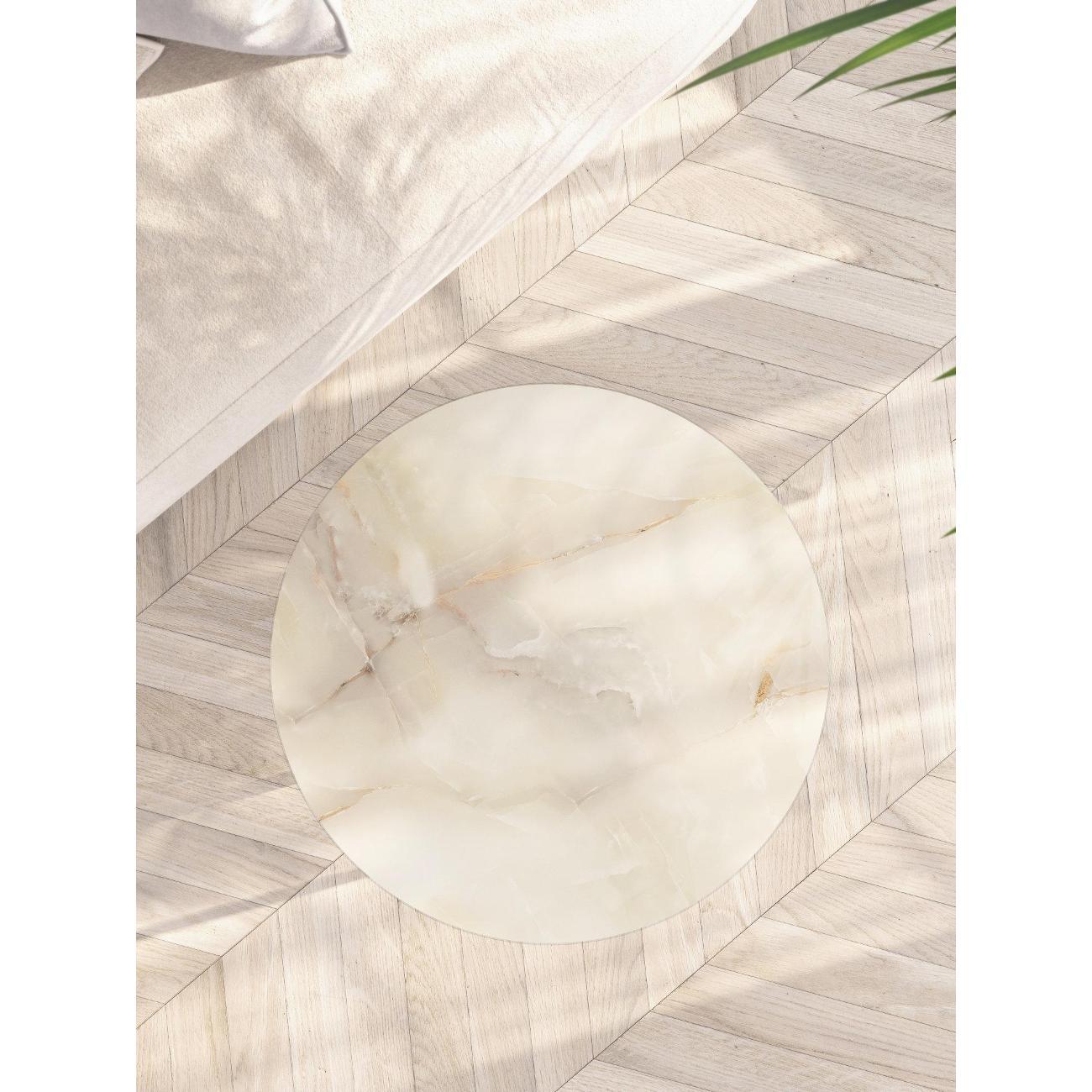 Стол журнальный Калифорния Остин УФ бежевый оникс