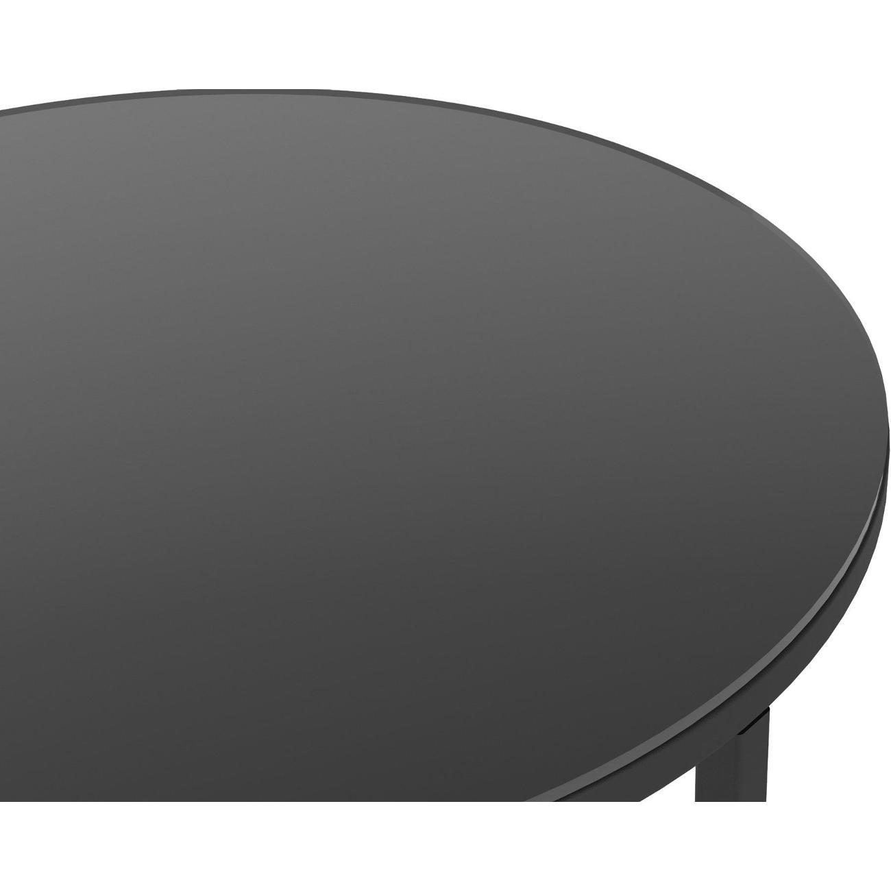 Стол журнальный Калифорния Остин Glass Черная лакобель/Черный