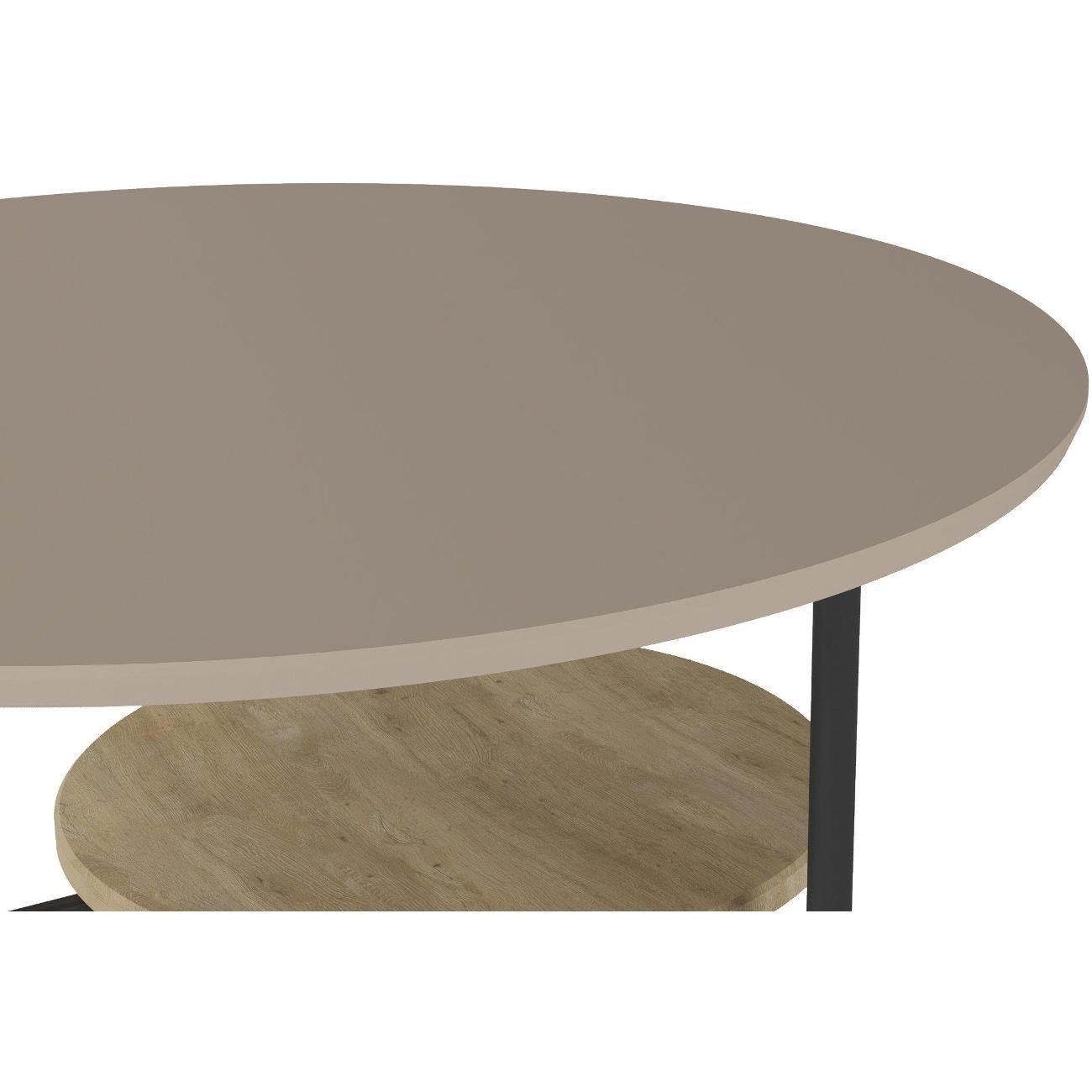 Стол журнальный Калифорния Марио Капучино/дуб сонома