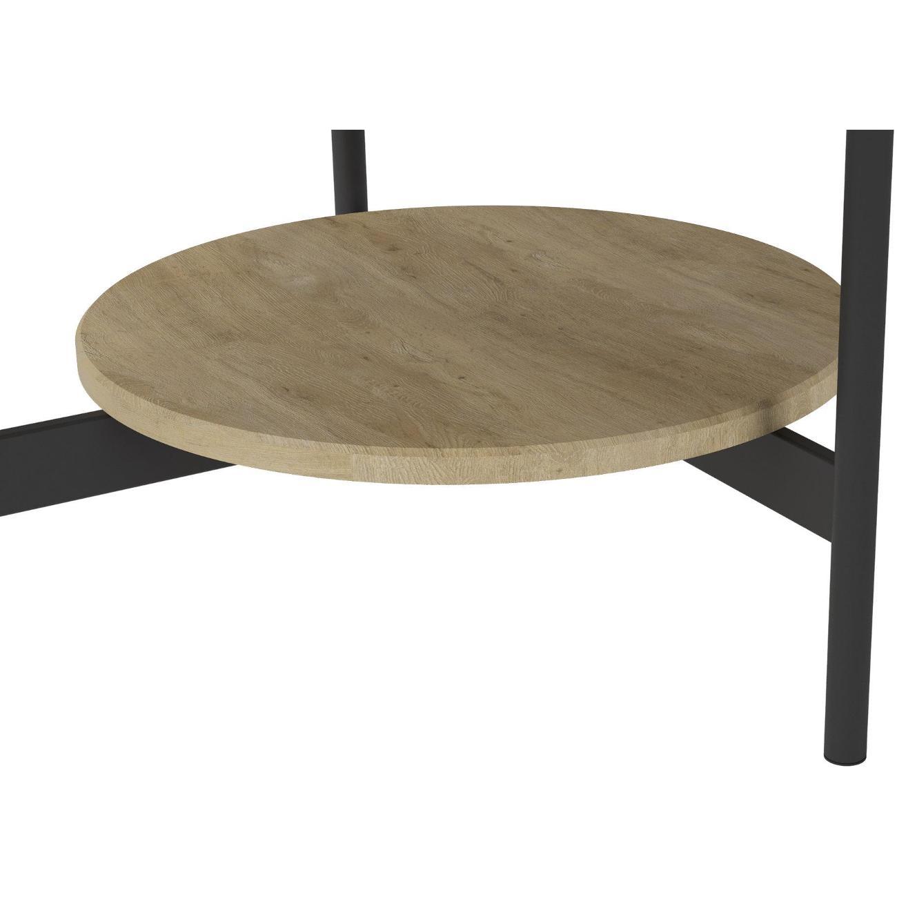 Стол журнальный Калифорния Марио Капучино/дуб сонома