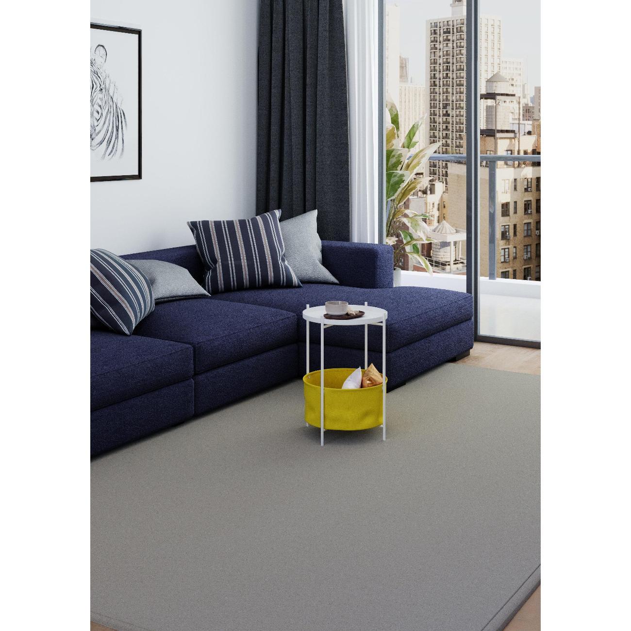 Стол журнальный Lavaris Элдэй CUBA SUNNY(Желтый)/белый муар