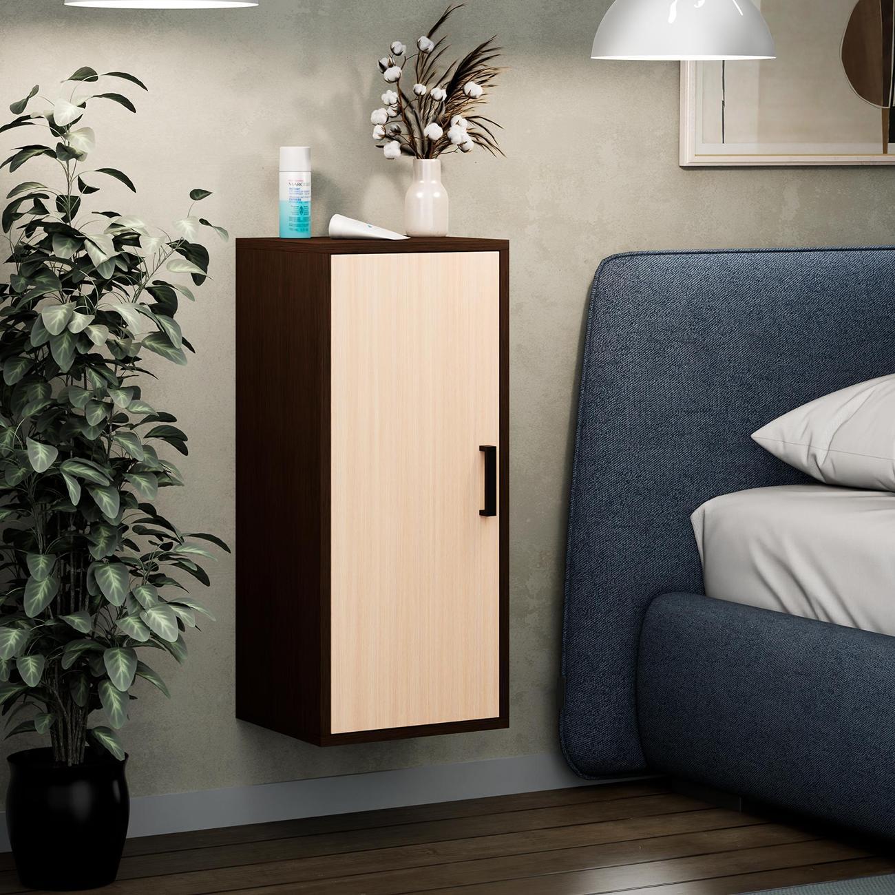 Тумба MFMaster Уно-139 венге-дуб молочный