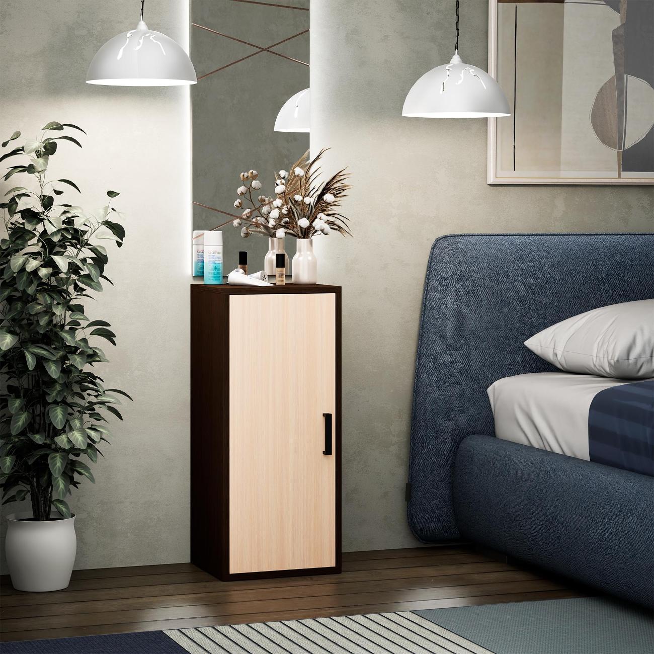 Тумба MFMaster Уно-139 венге-дуб молочный