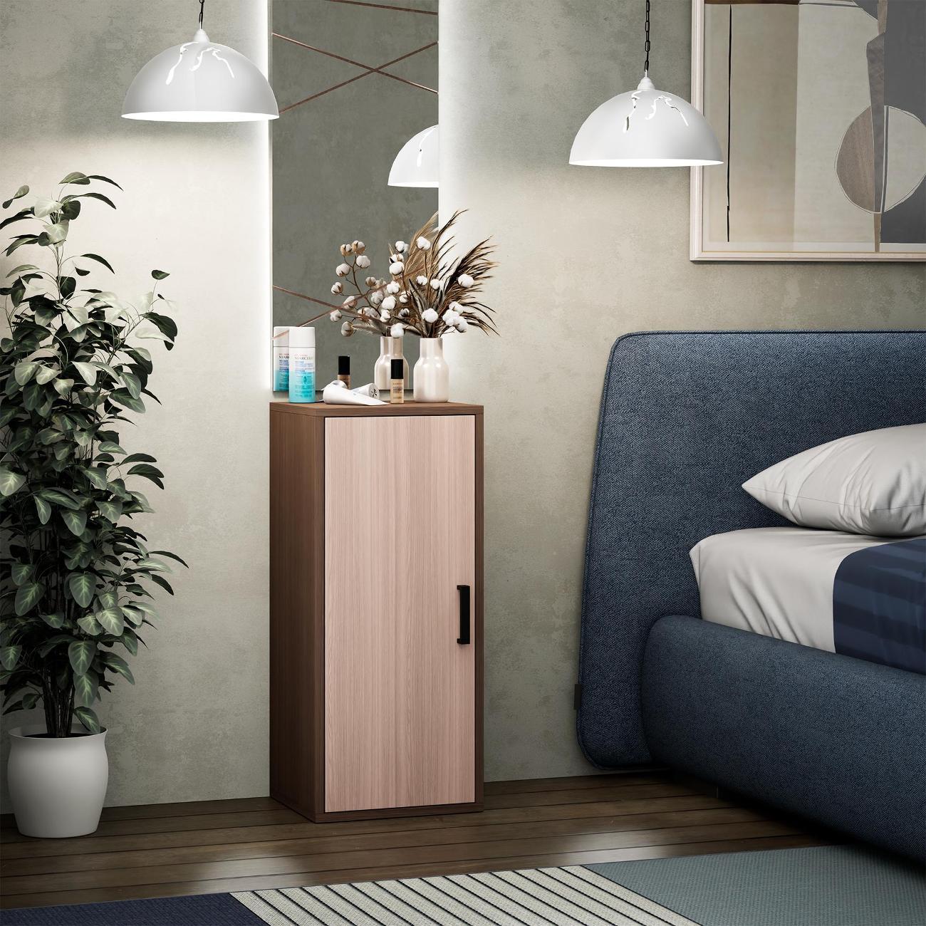 Тумба MFMaster Уно-139 ясень шимо темный-ясень шимо светлый