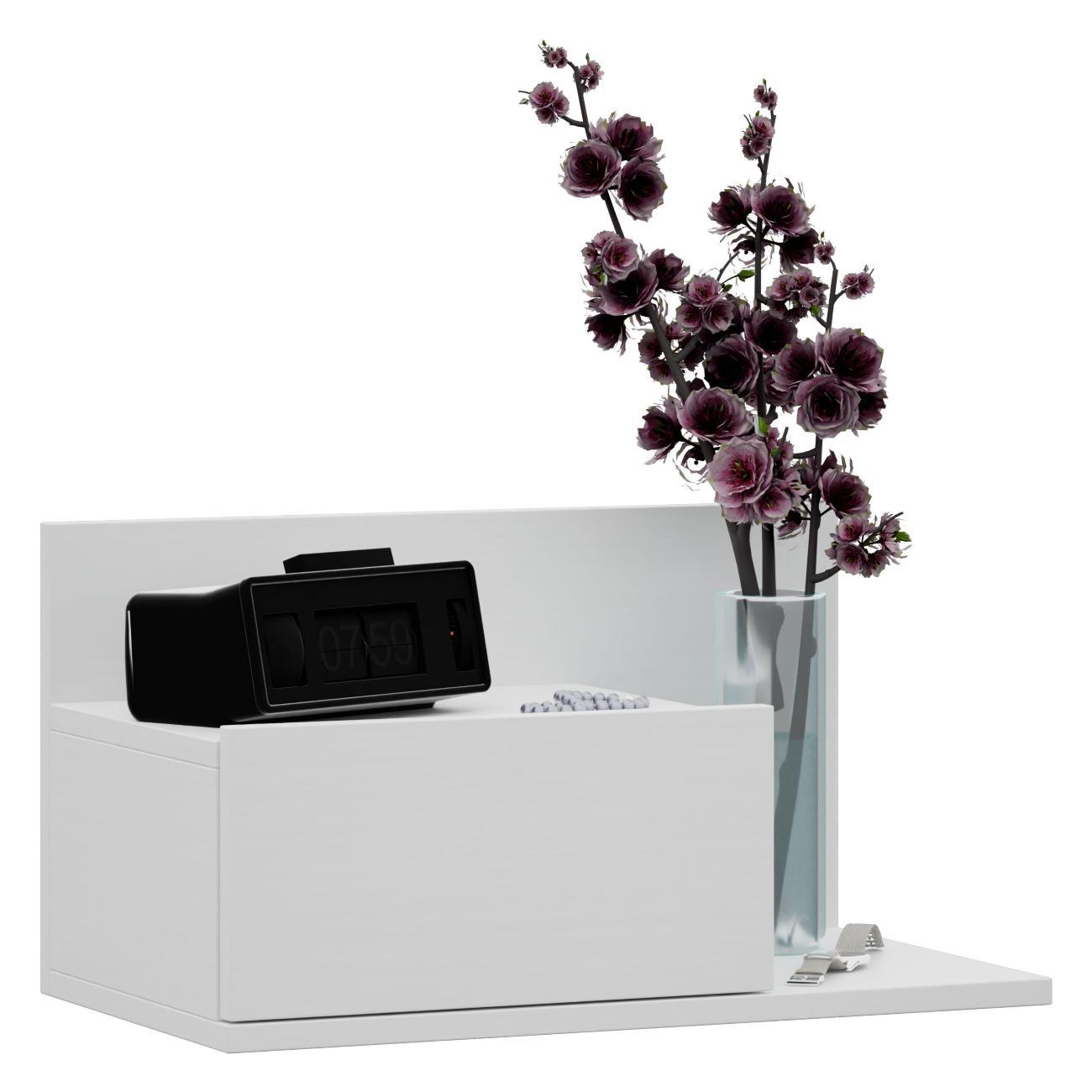 Тумба MFMaster Витто-98 белый