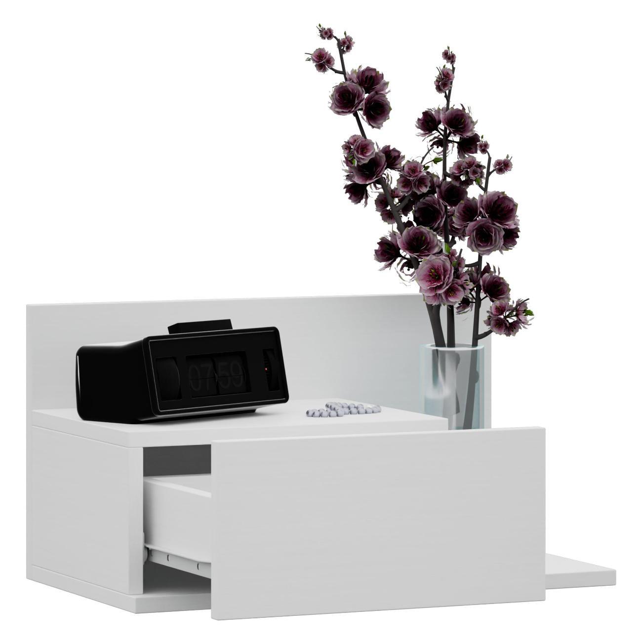 Тумба MFMaster Витто-98 белый