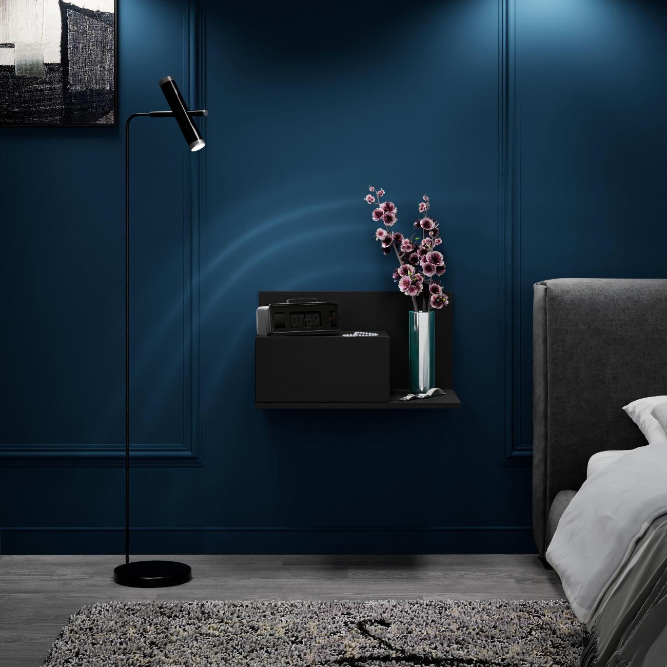 Тумба MFMaster Витто-98 черный