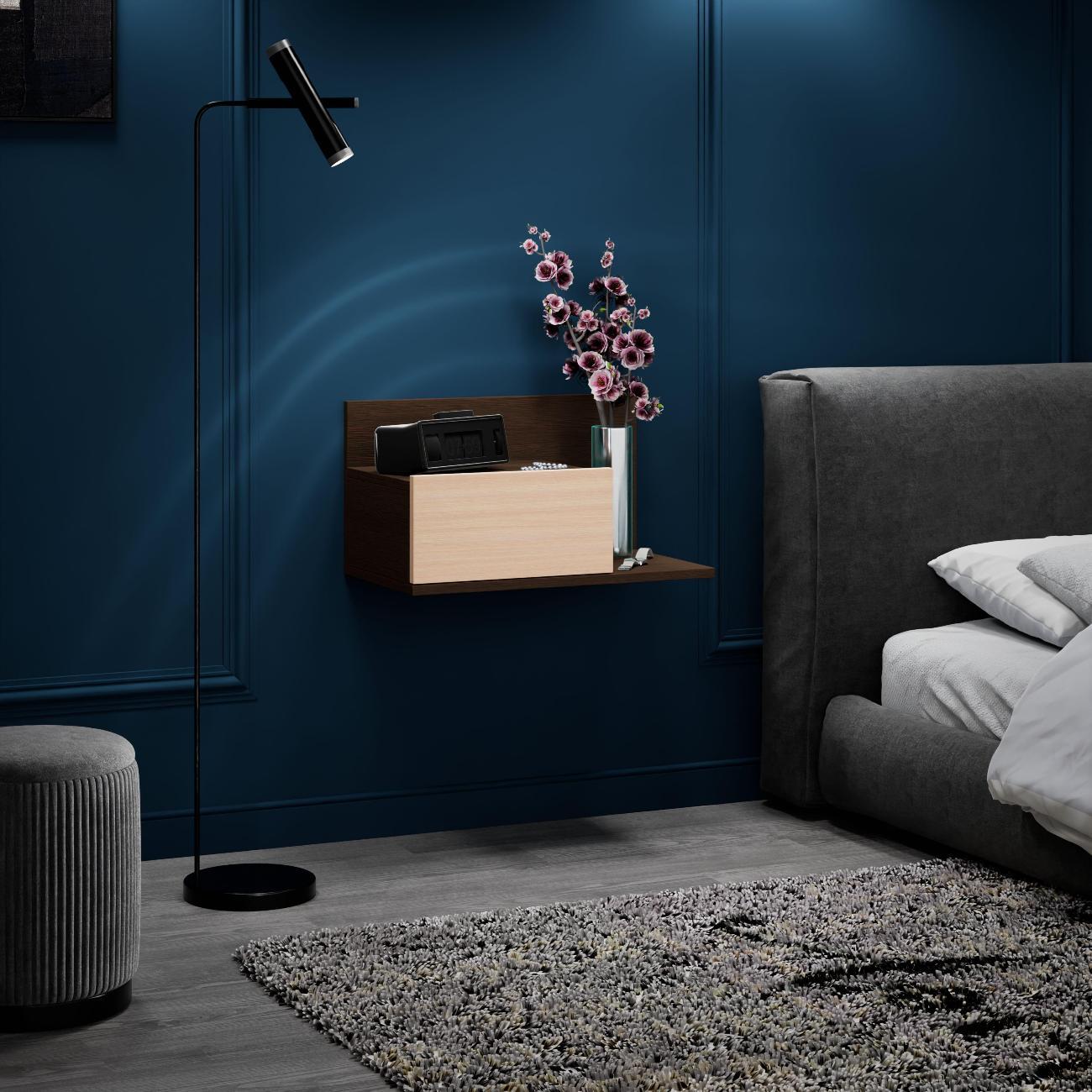 Тумба MFMaster Витто-98 венге-дуб молочный