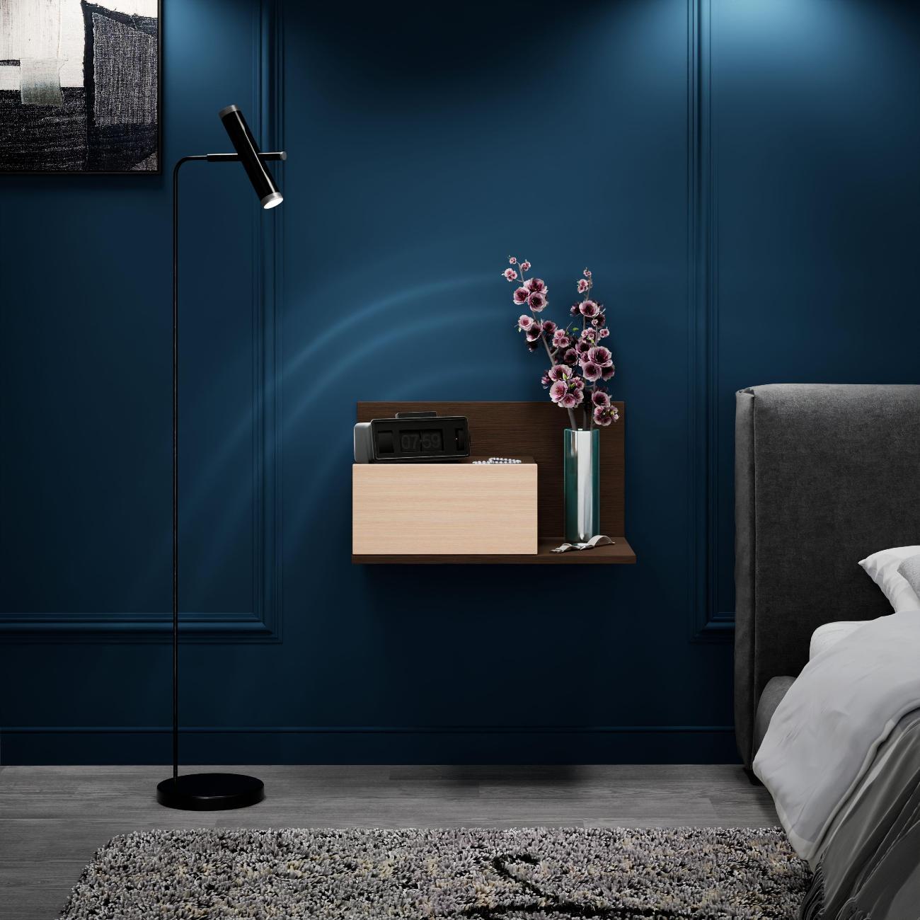 Тумба MFMaster Витто-98 венге-дуб молочный