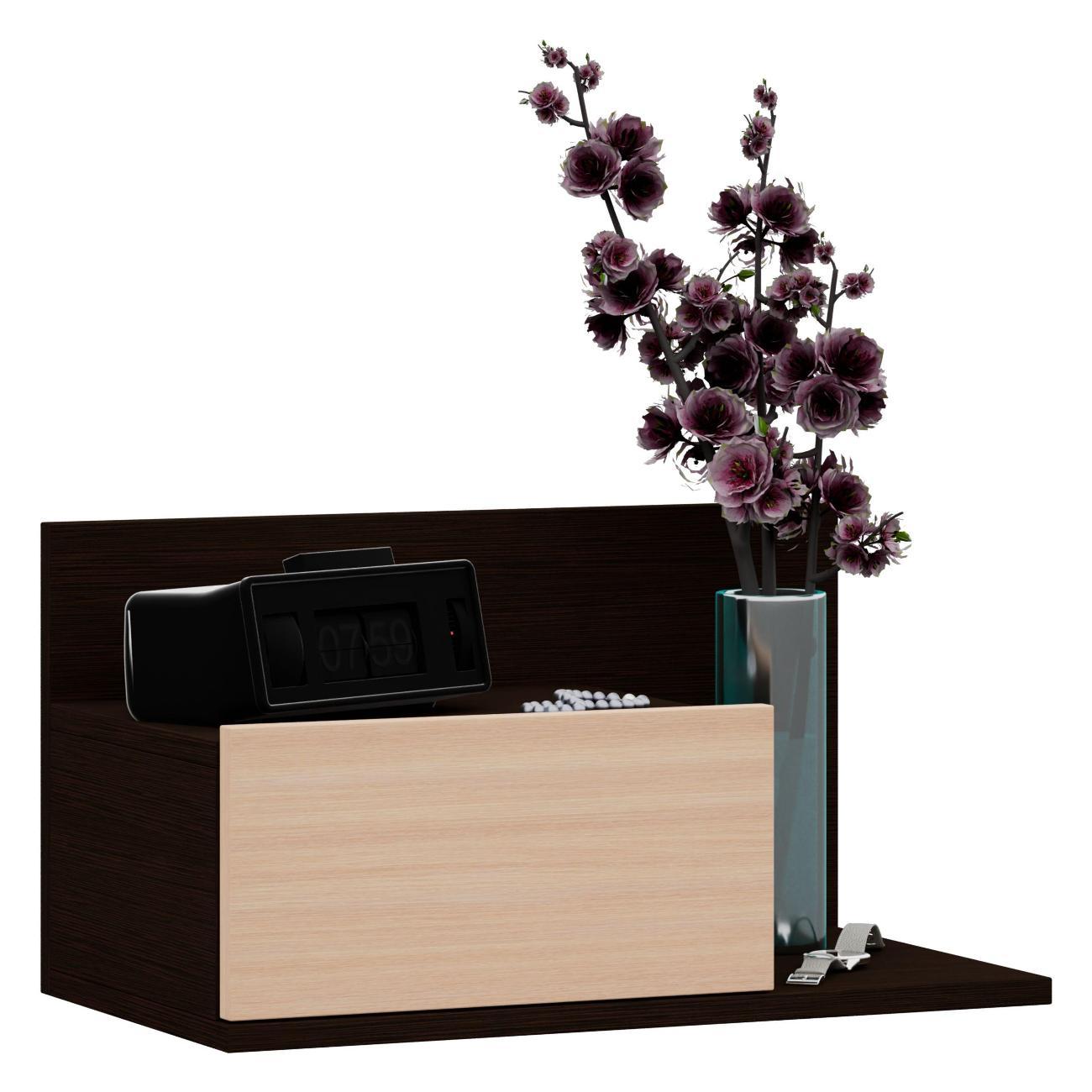 Тумба MFMaster Витто-98 венге-дуб молочный