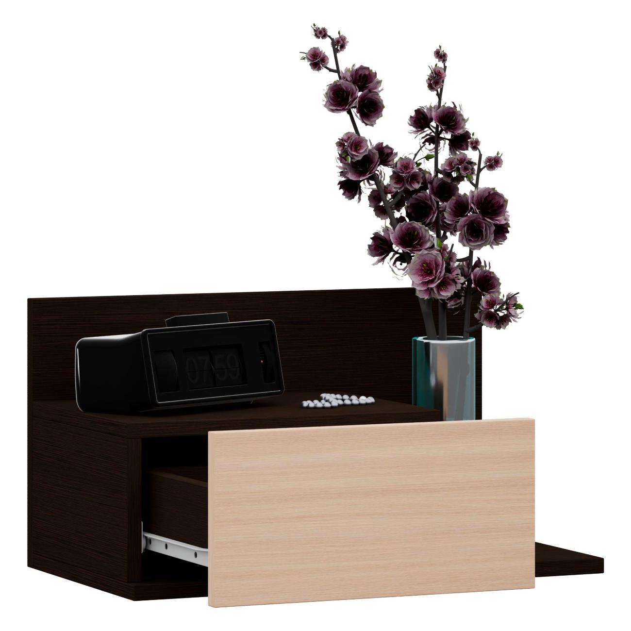 Тумба MFMaster Витто-98 венге-дуб молочный