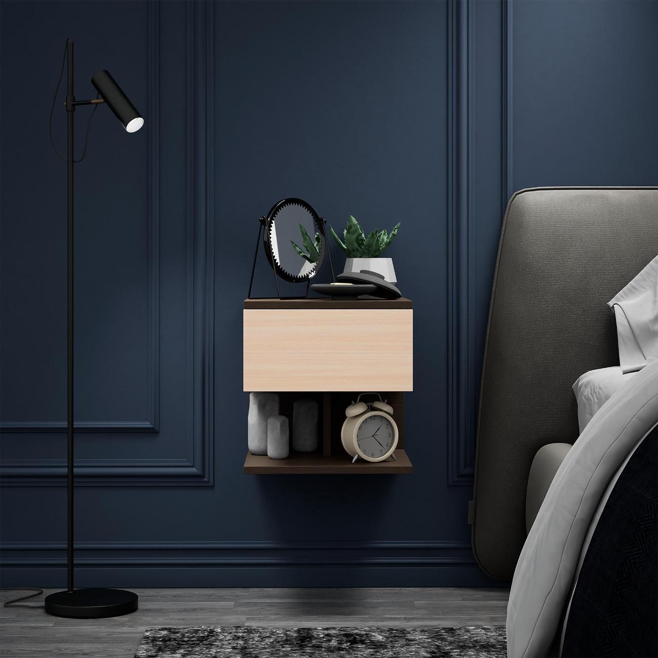 Тумба MFMaster Витто-101 венге-дуб молочный