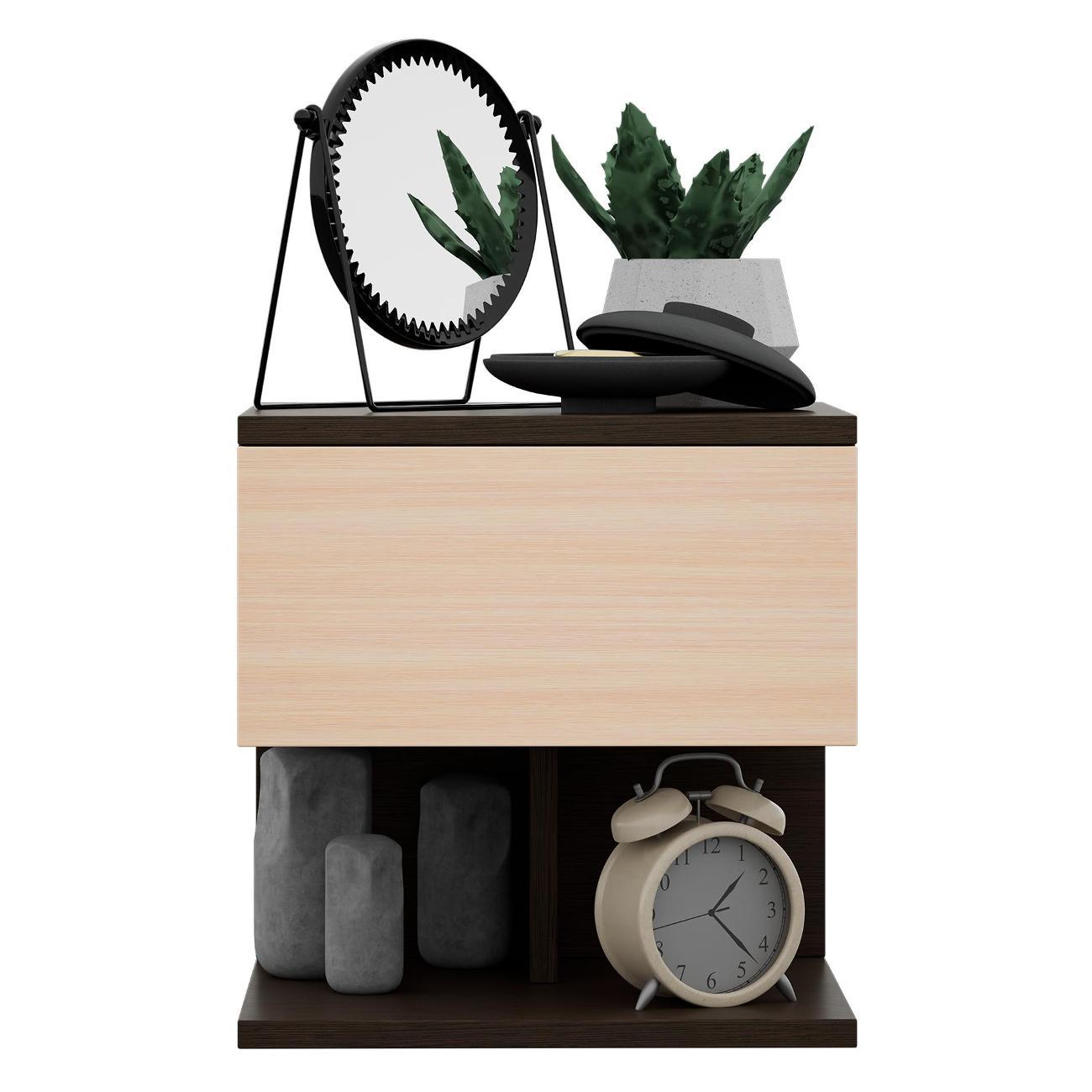 Тумба MFMaster Витто-101 венге-дуб молочный