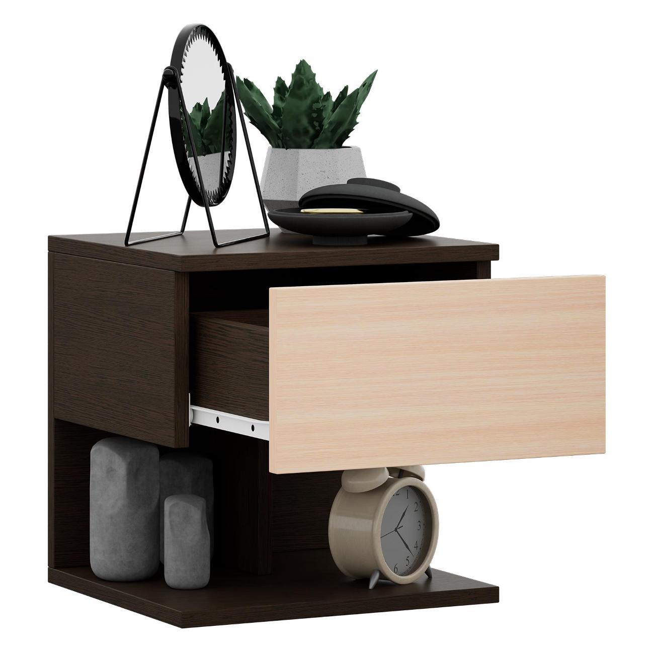 Тумба MFMaster Витто-101 венге-дуб молочный