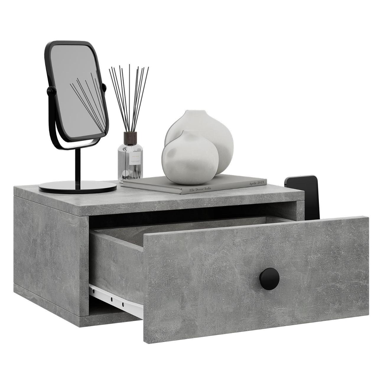 Тумба MFMaster Витто-102 бетон