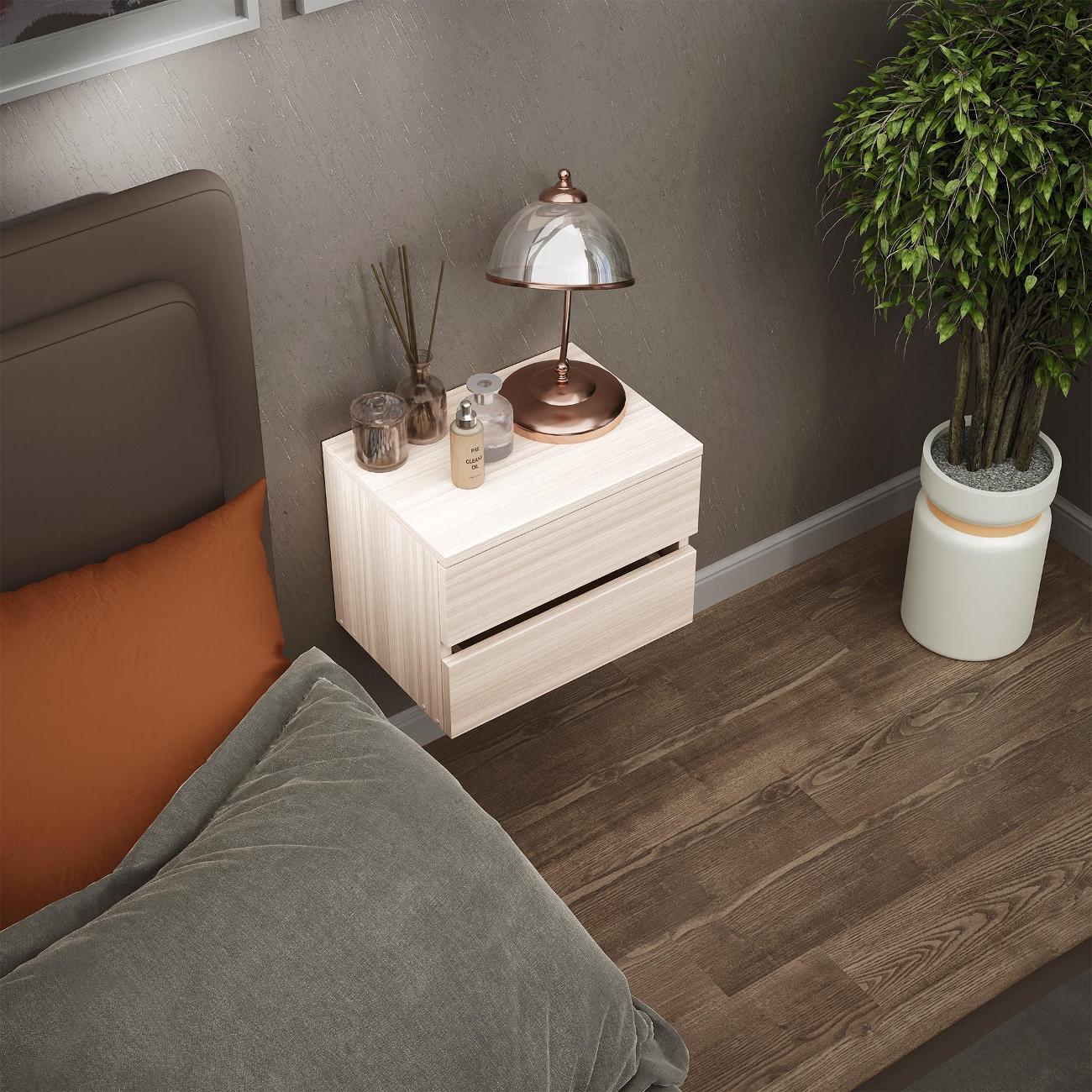 Тумба MFMaster Триверо-722 ясень шимо светлый