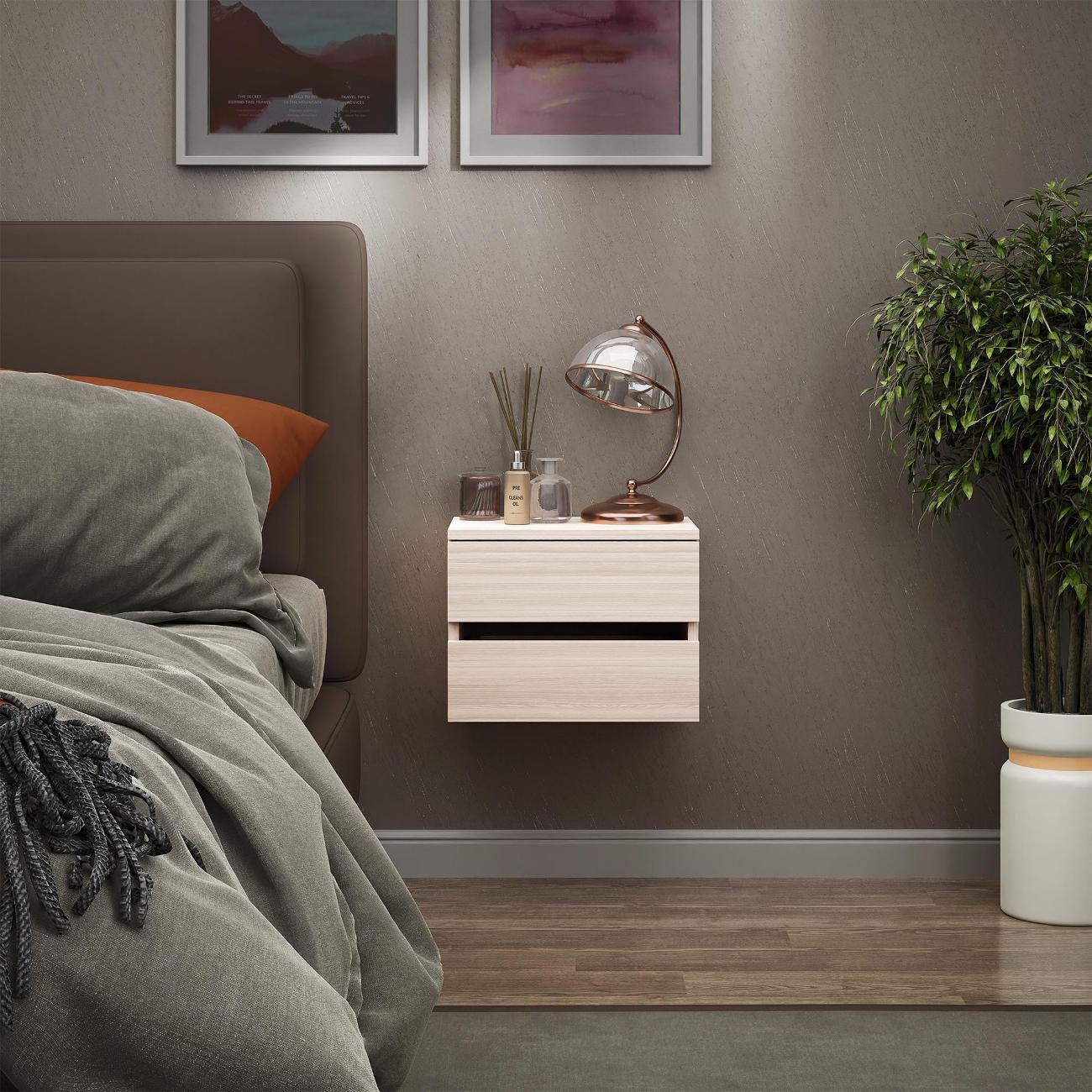 Тумба MFMaster Триверо-722 ясень шимо светлый