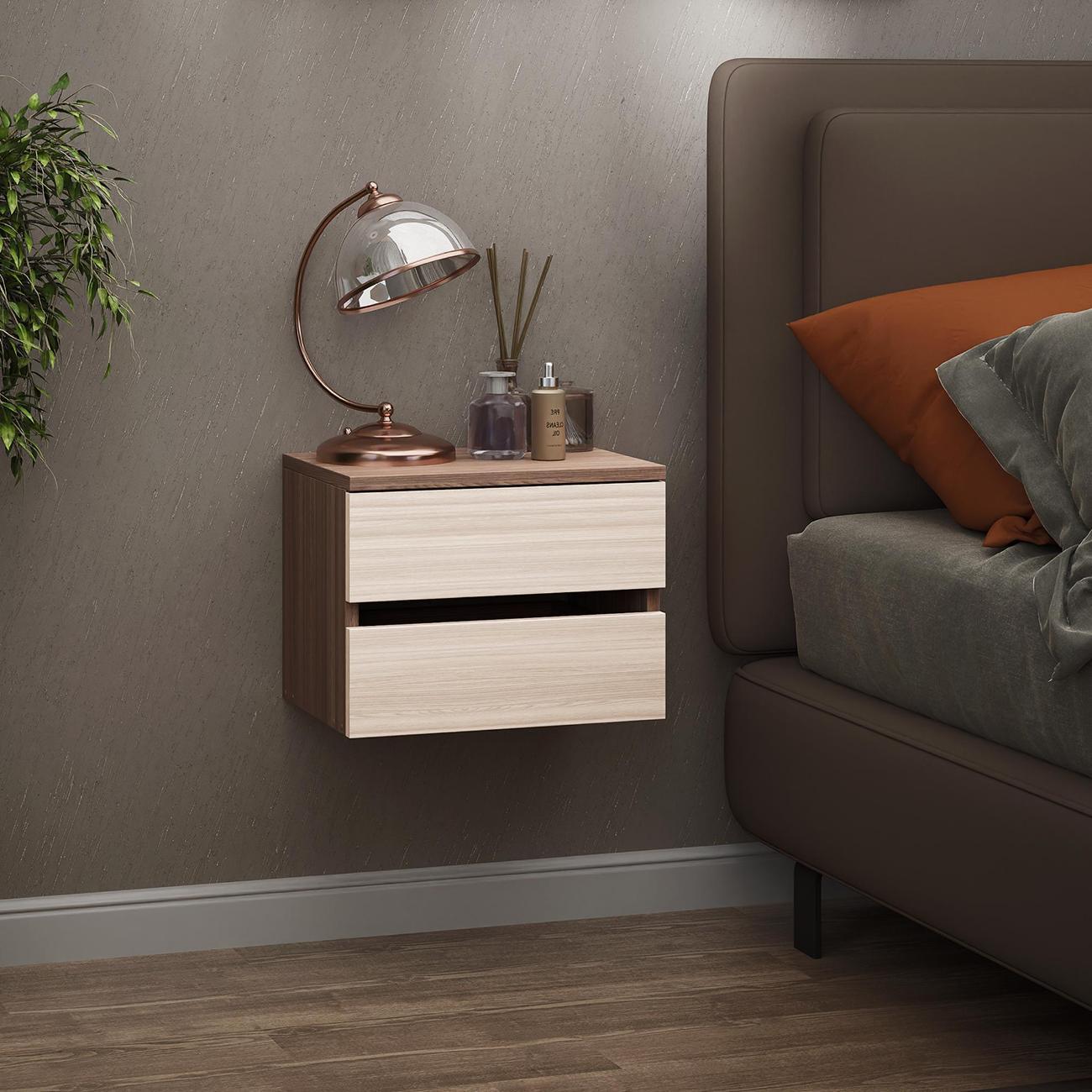 Тумба MFMaster Триверо-722 ясень шимо темный-ясень шимо светлый