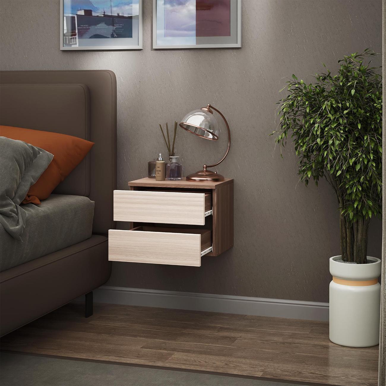 Тумба MFMaster Триверо-722 ясень шимо темный-ясень шимо светлый