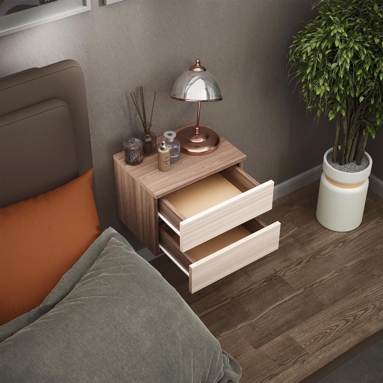 Тумба MFMaster Триверо-722 ясень шимо темный-ясень шимо светлый