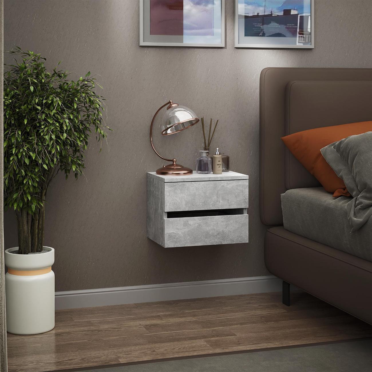 Тумба MFMaster Триверо-722 бетон