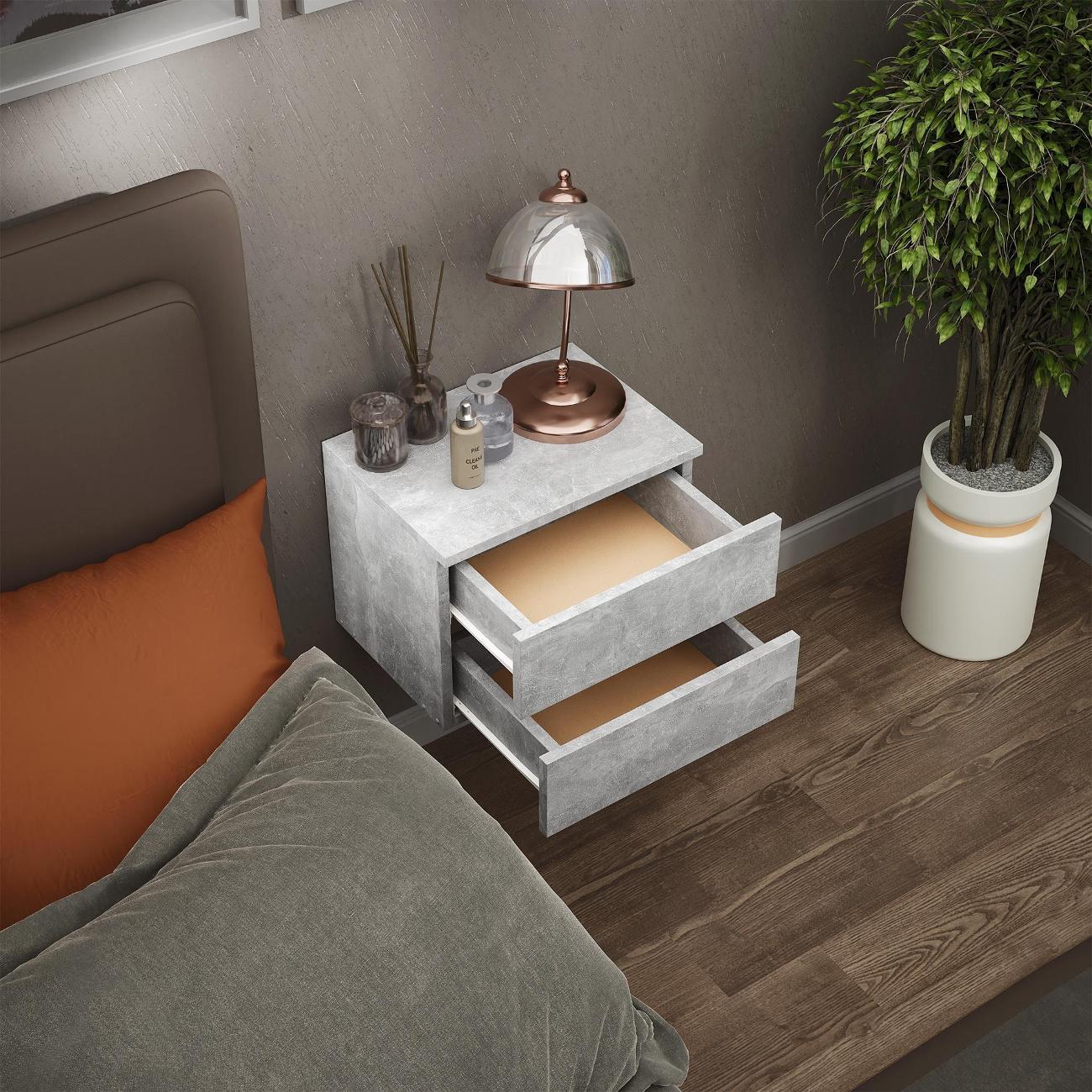 Тумба MFMaster Триверо-722 бетон