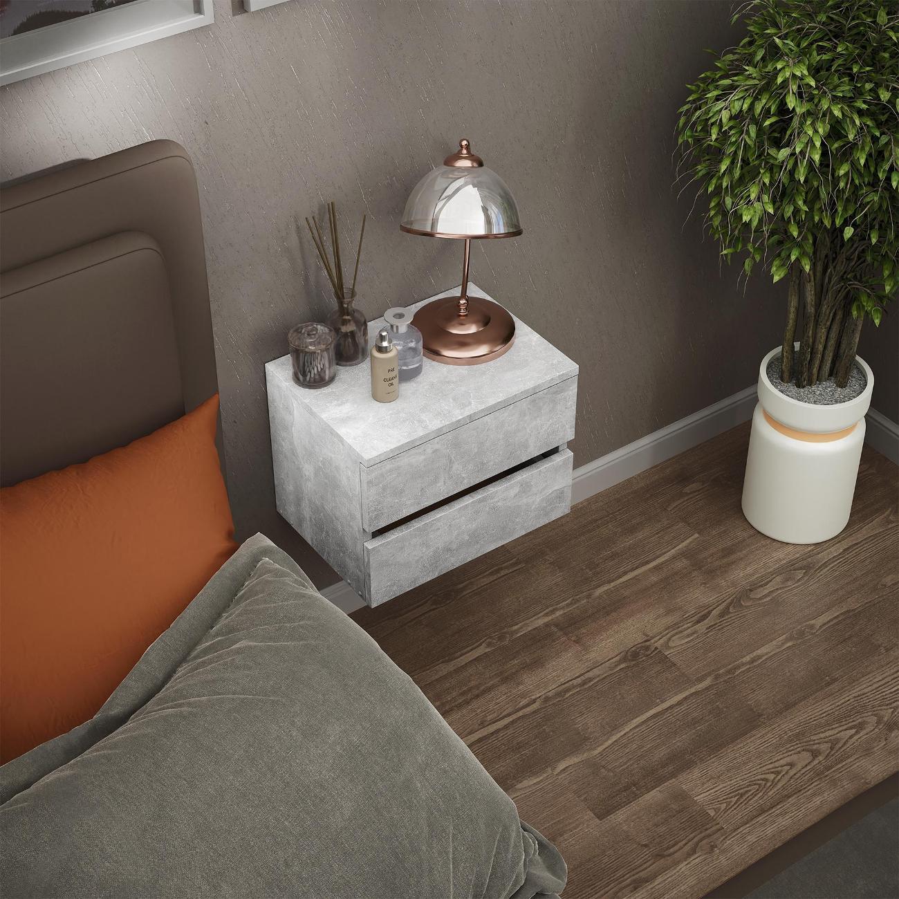 Тумба MFMaster Триверо-722 бетон