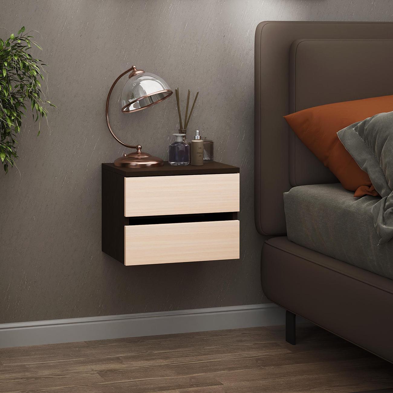 Тумба MFMaster Триверо-722 венге-дуб молочный