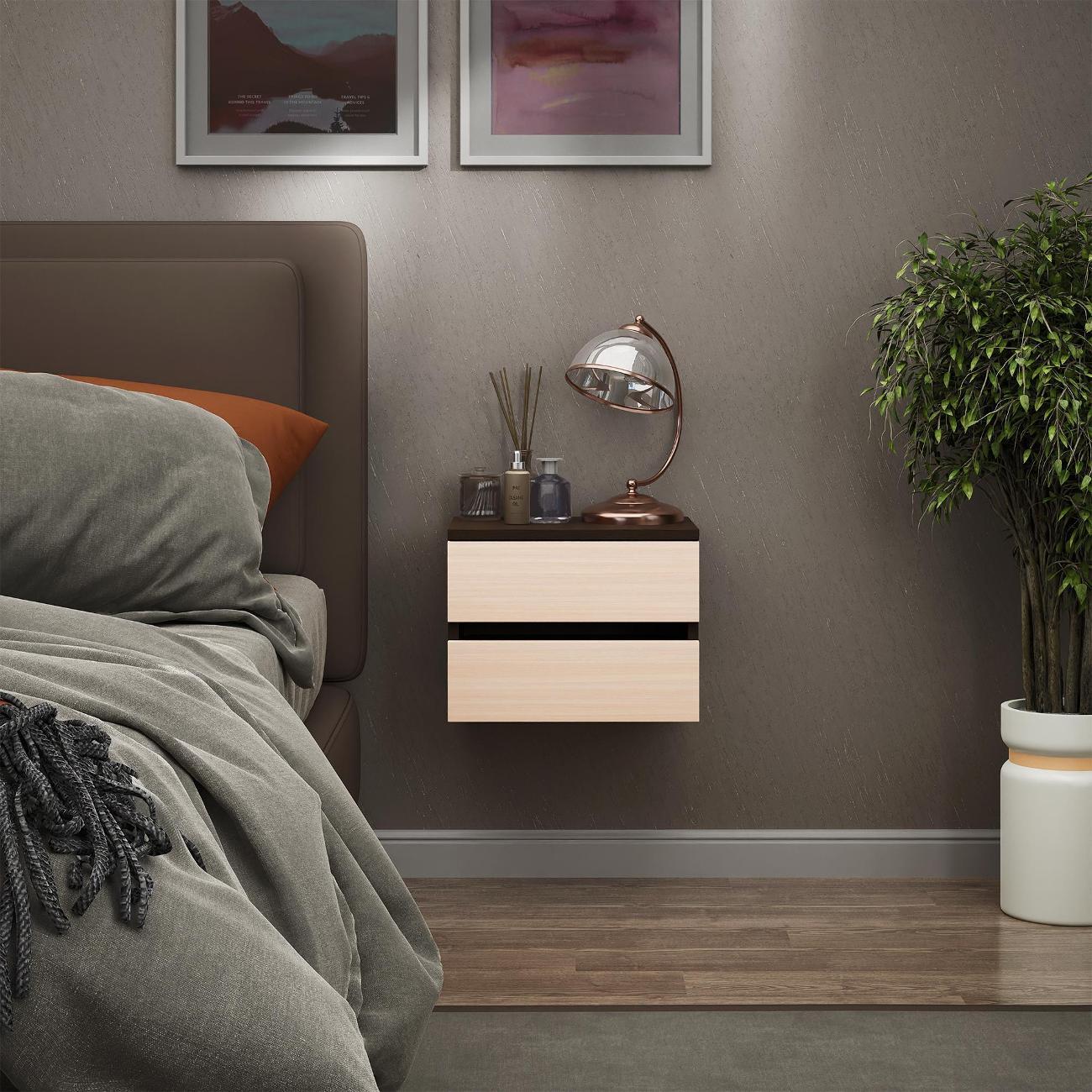 Тумба MFMaster Триверо-722 венге-дуб молочный