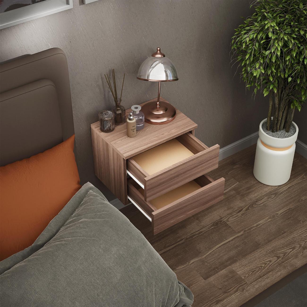 Тумба MFMaster Триверо-722 ясень шимо темный