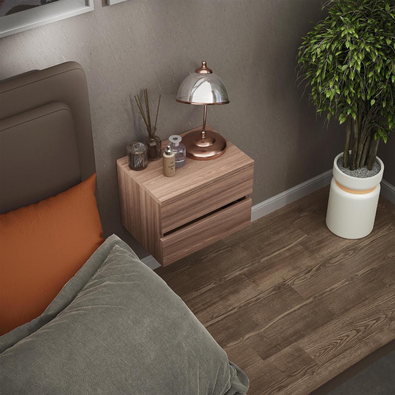 Тумба MFMaster Триверо-722 ясень шимо темный