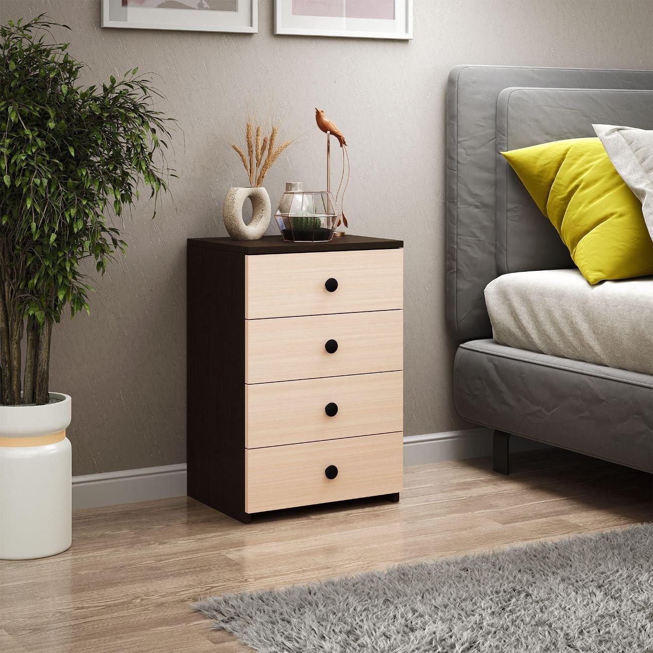 Тумба MFMaster Витто-779 венге-дуб молочный