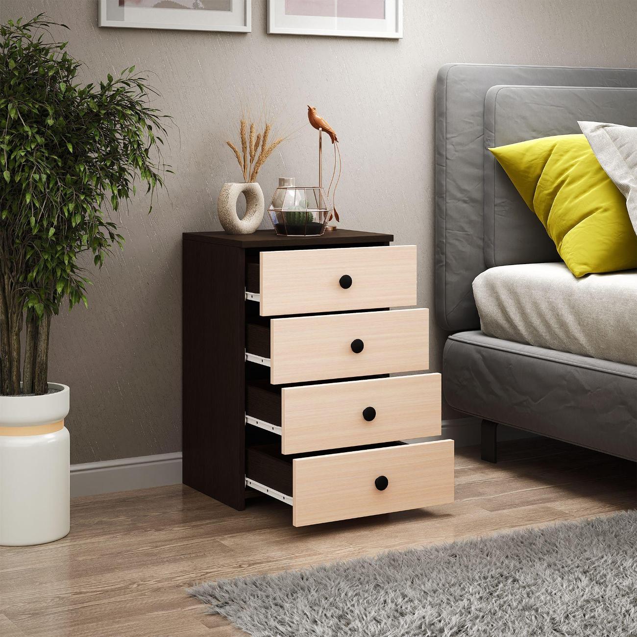 Тумба MFMaster Витто-779 венге-дуб молочный