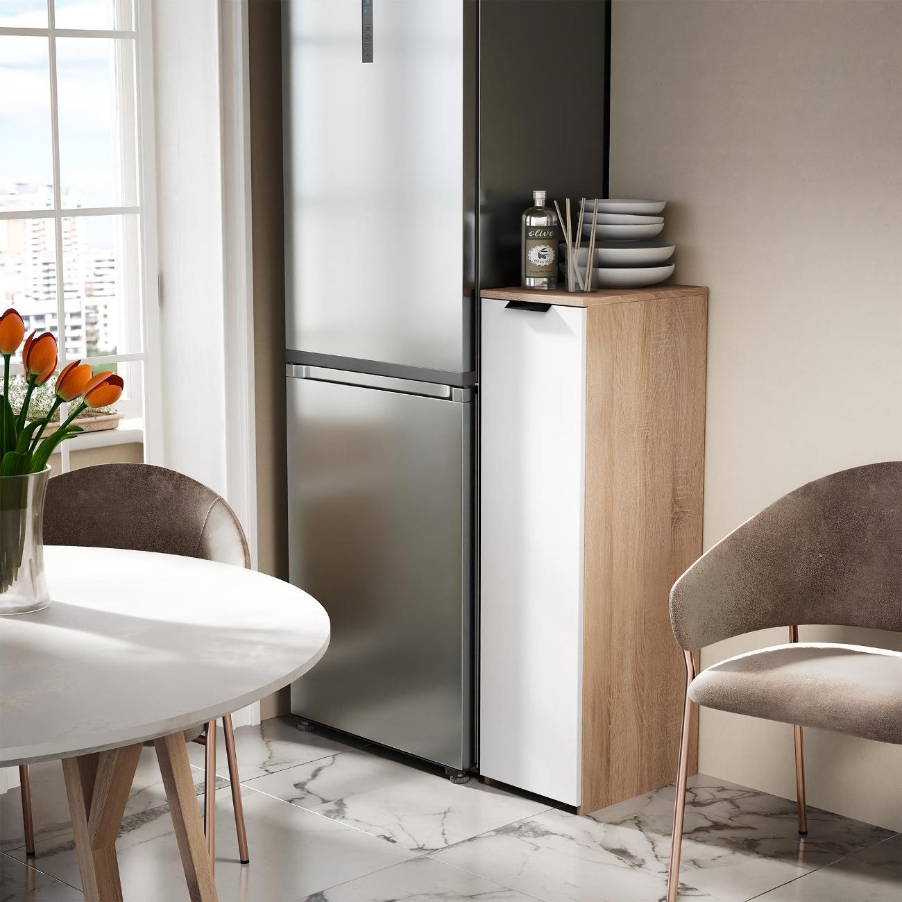 Тумба MFMaster Витто-187 дуб сонома-белый