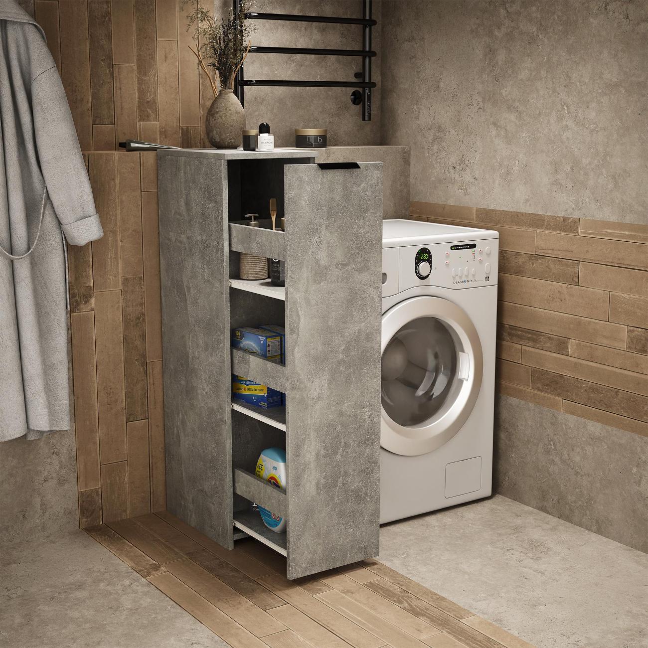 Тумба MFMaster Витто-187 бетон