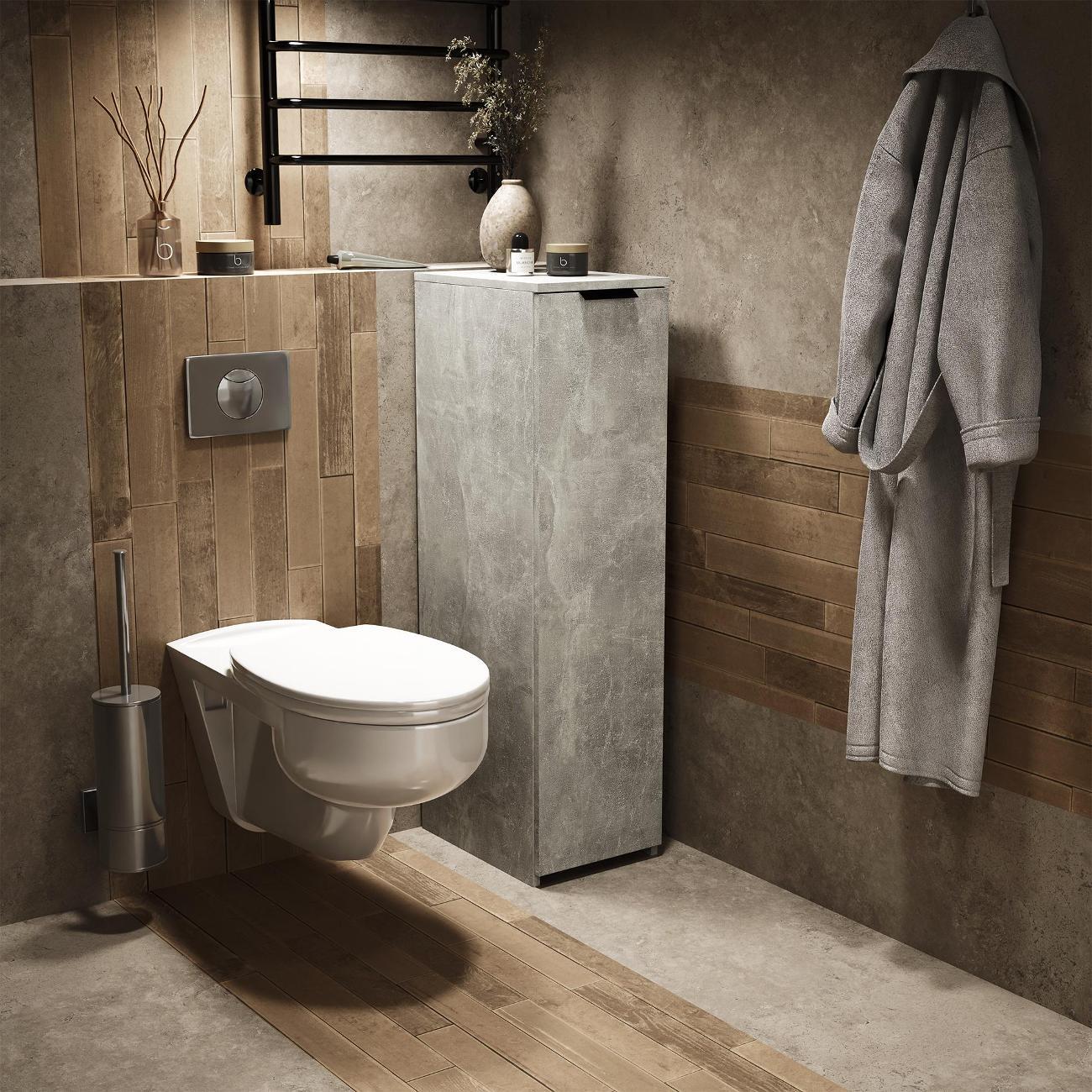 Тумба MFMaster Витто-187 бетон