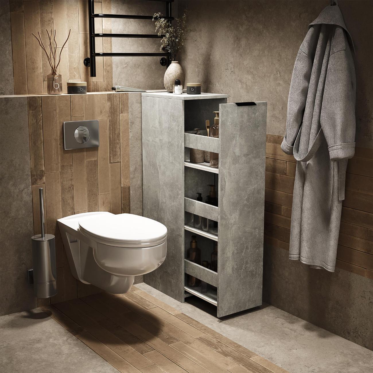 Тумба MFMaster Витто-187 бетон